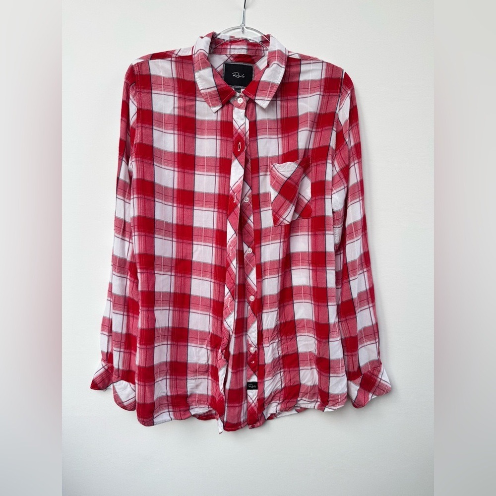 Rails, Red / White Plaid Shirt, Small‎ S